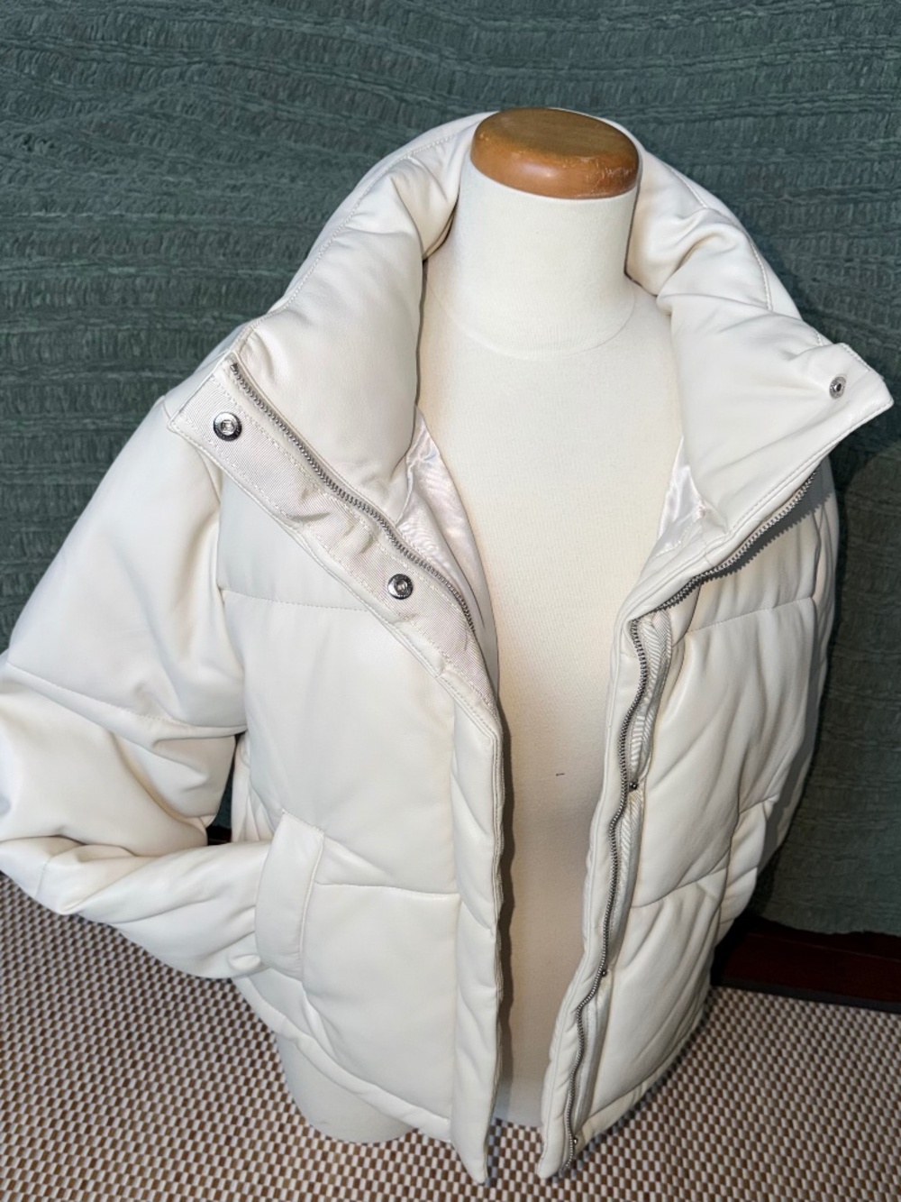 Abercrombie and Fitch mini puffer jacket